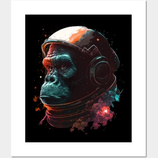 space gorilla Posters and Art